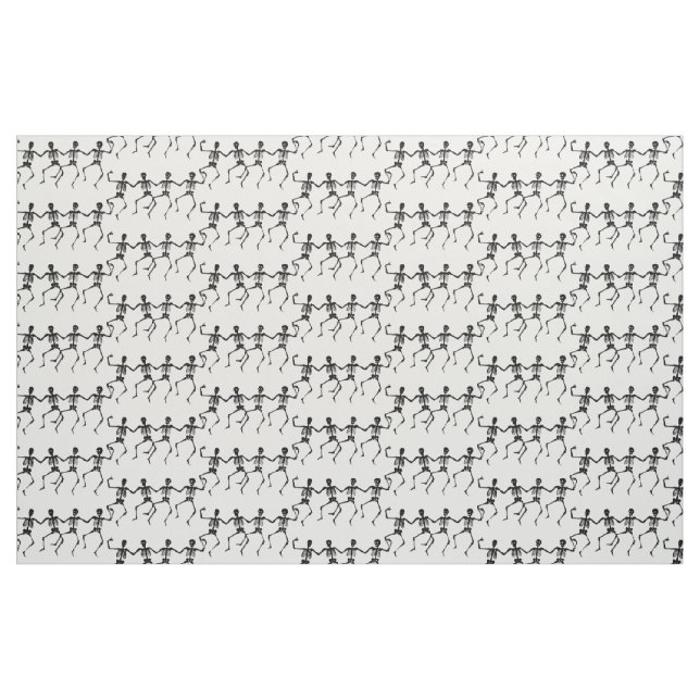 Danuta Skeleton-kvartsparter Halloween Thunder_Cov Tyg (Fat Quarter)