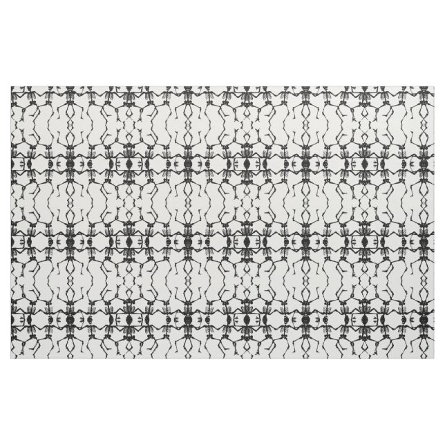 Danuta Skeletons Halloween Thunder_Cove-cirkel Tyg (Fat Quarter)