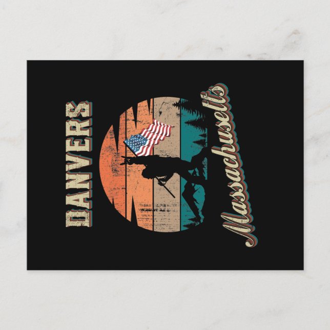 Danvers Massachusetts Vykort (Framsida)