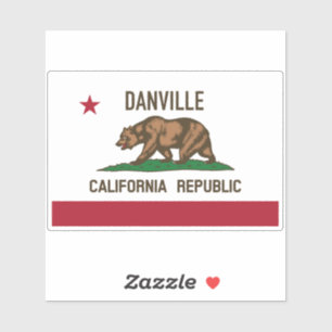 Danville California Klistermärken
