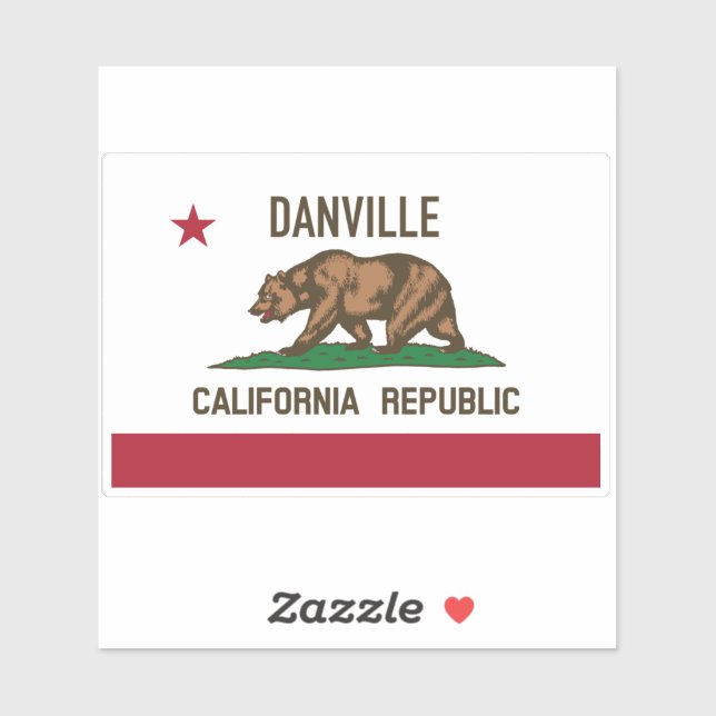 Danville California Klistermärken (Ark)