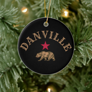 Danville, Kalifornien Julgransprydnad Keramik