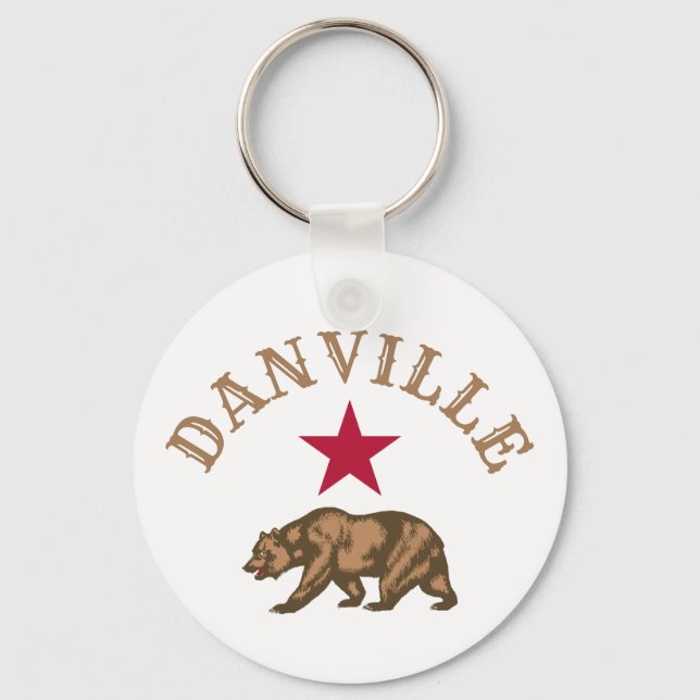 Danville, Kalifornien Keychain Nyckelring (Framsida)