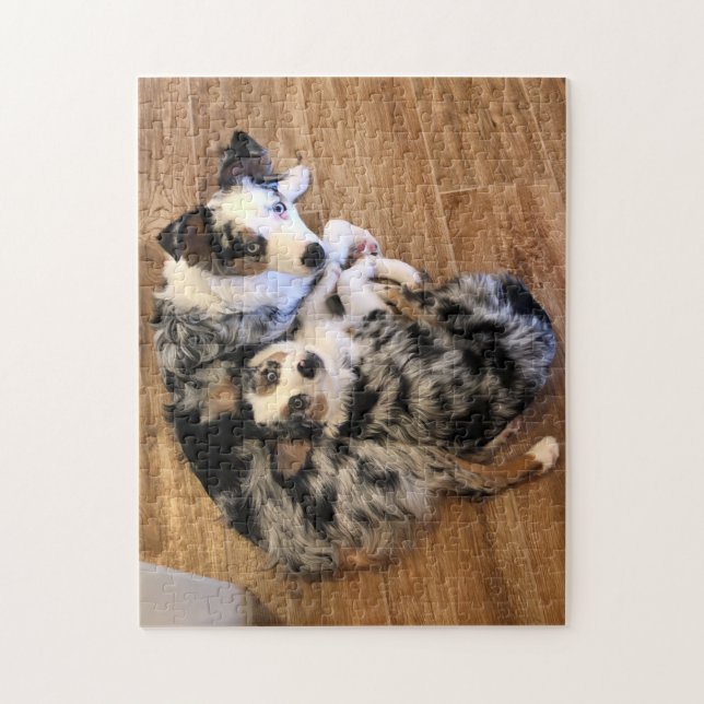 Dany och mini- Aussiespussel för lilja Pussel (Vertikal)