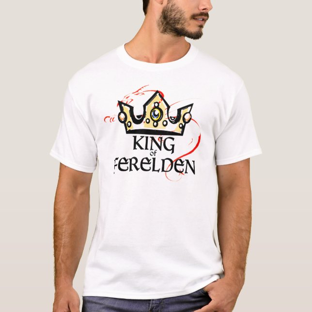 DAO - Kung av Ferelden - skjortan tänder Tee (Framsida)