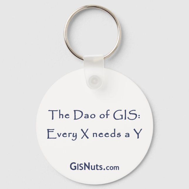Dao of GIS Keychain Nyckelring (Framsida)