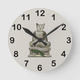 Dao of Meow Clock Rund Klocka
