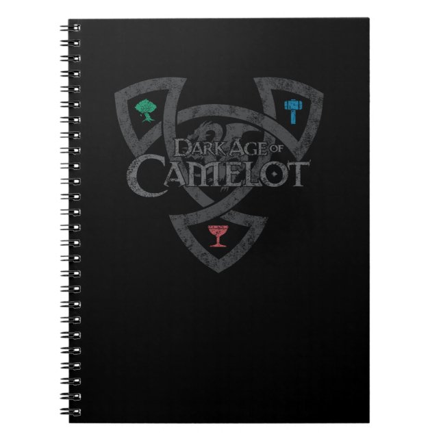 DAoC fnurraanteckningsbok Anteckningsbok Med Spiral (Framsidan)