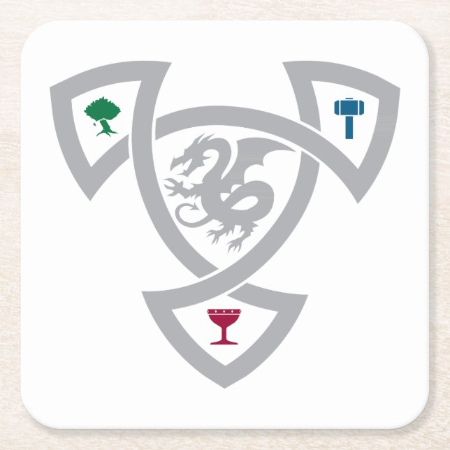 DAoC Square Underlägg med Knot (Framsidan)