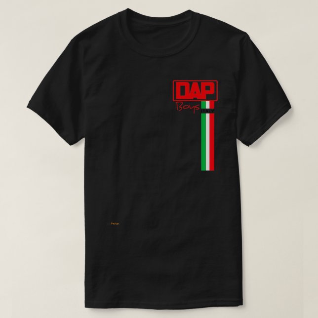 Dap Boys-Italien T Shirt (Design framsida)