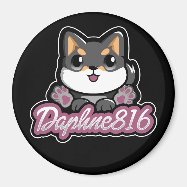 Daphne 816 Magnet - Black (Framsidan)