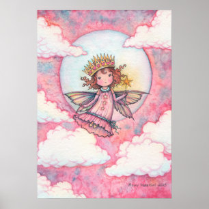 Daphne Älvprinsessa Konst av Molly Harrison Poster