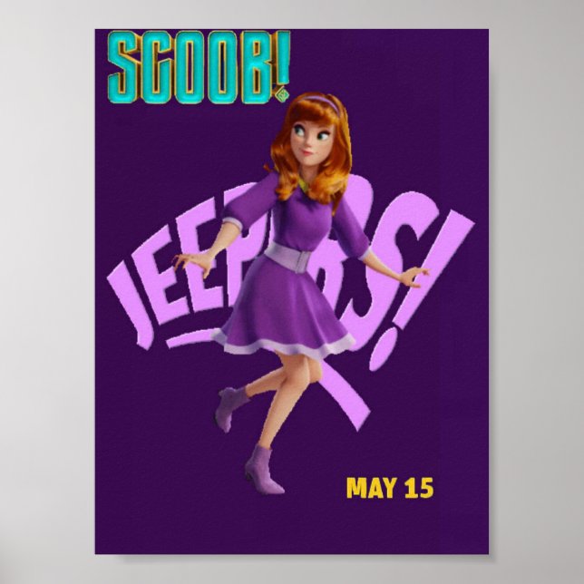 Daphne Blake Scoob! Rubrik Jeepers Poster (Framsidan)