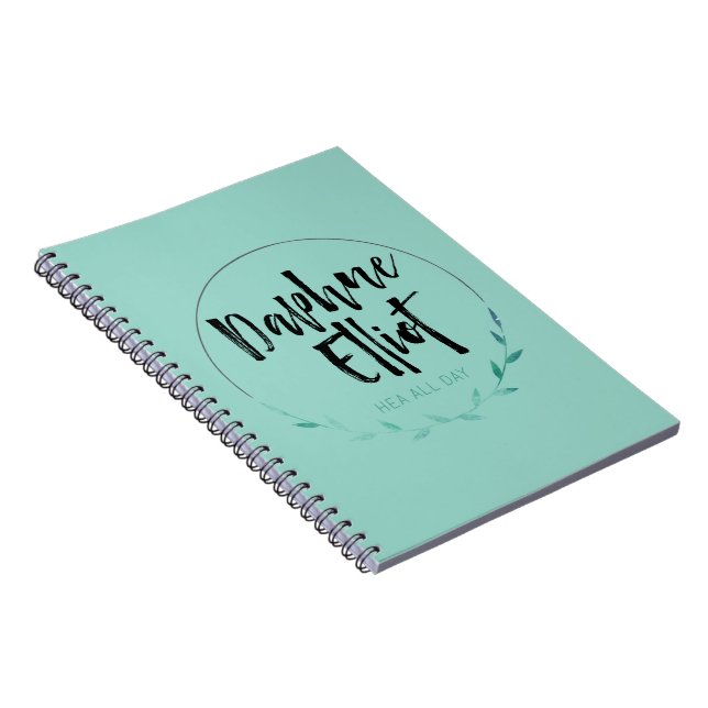 Daphne Elliot Notebook  Anteckningsbok (Högra Sidan)