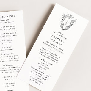 DAPHNE Greenery Black White Vapensköld Monogram Br Program