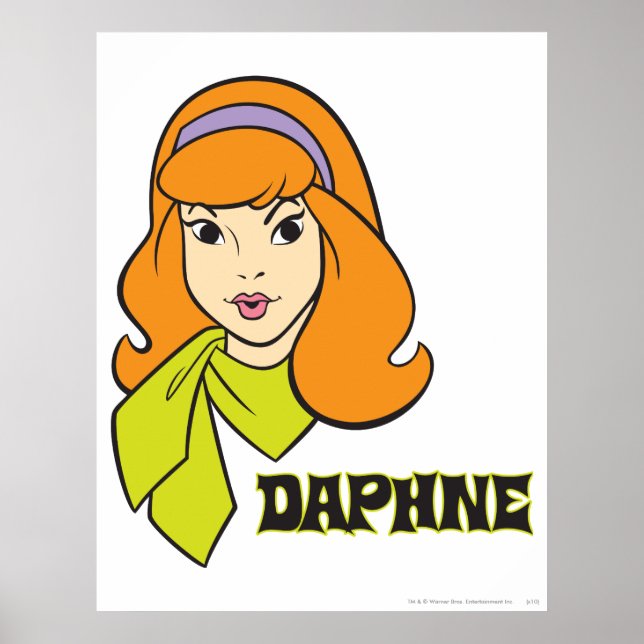 Daphne Namn Graphic Poster (Framsidan)