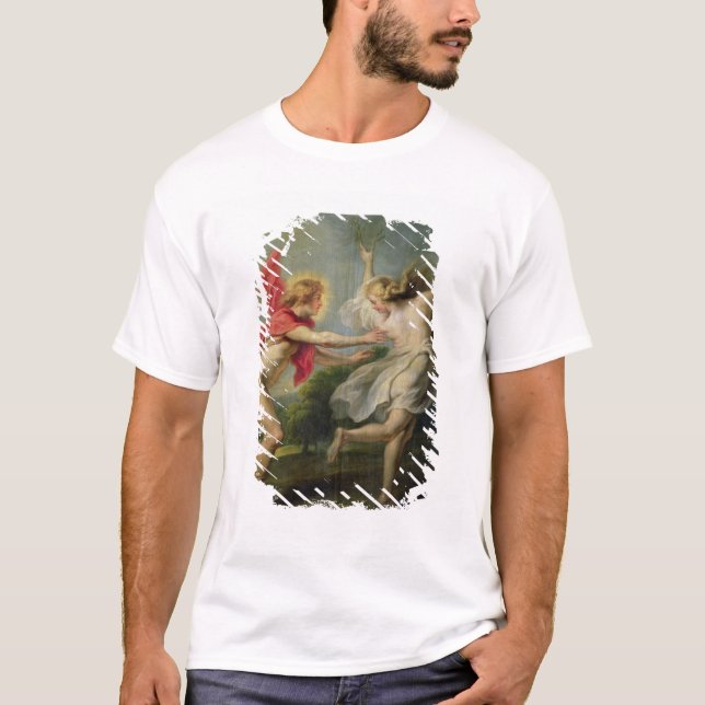 Daphne och Apollo (olja) Tee (Framsida)