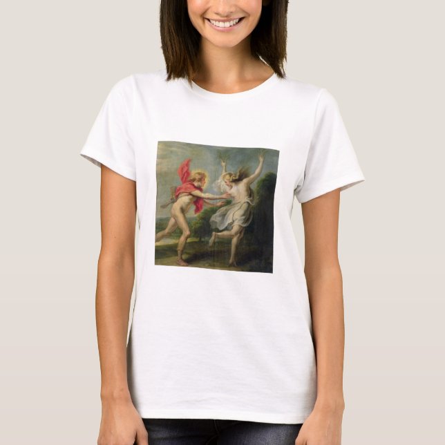 Daphne och Apollo (olja) Tee (Framsida)