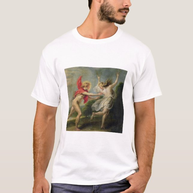 Daphne och Apollo (olja) Tee (Framsida)