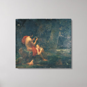 Daphnis och Chloe, 1824-25 Canvastryck