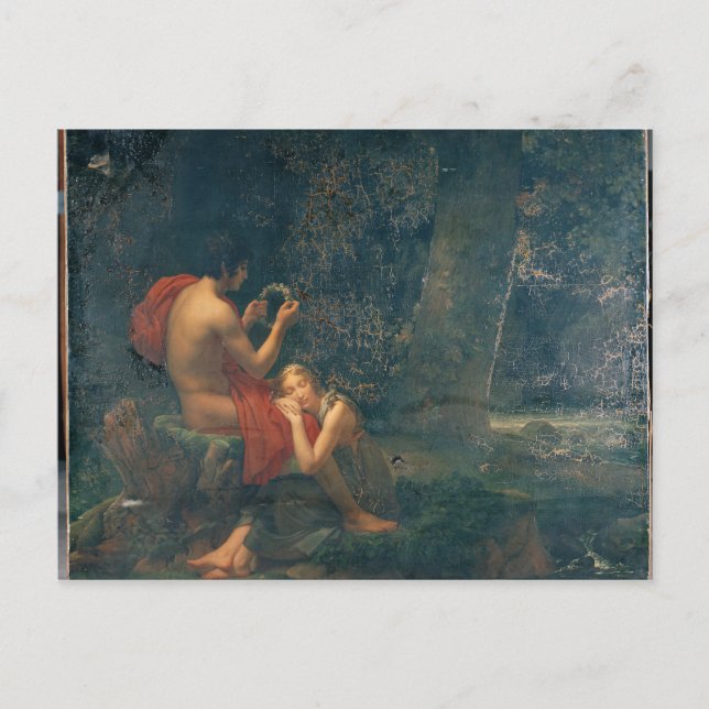 Daphnis och Chloe, 1824-25 Vykort (Framsida)