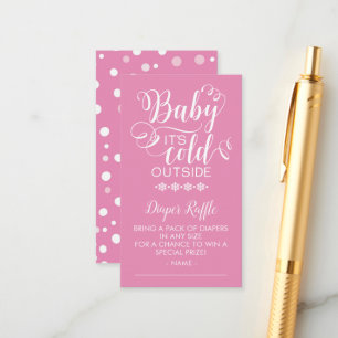 Dappa Raffle Baby Det är Kall utanför kortet Tilläggskort