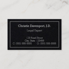 Dapper, Affärskortet Konservativ Visitkort