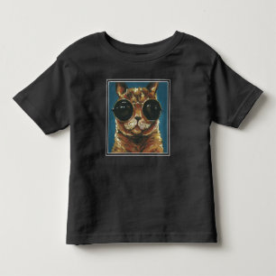 Dapper Animal   Kattunge i solglasögon T Shirt