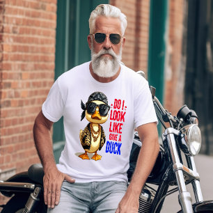 Dapper Anka Donning Shades och Bandana T Shirt