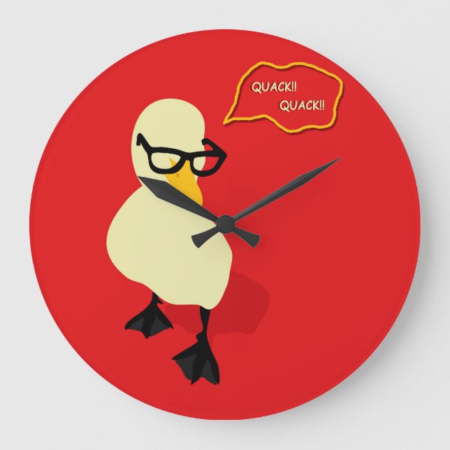 Dapper Anka Stor Klocka (Framsida)