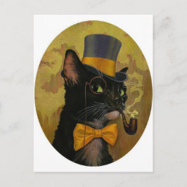 Dapper Cat Vykort