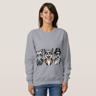 Dapper Cats - Stylish Funny Trio Portrait  T Shirt