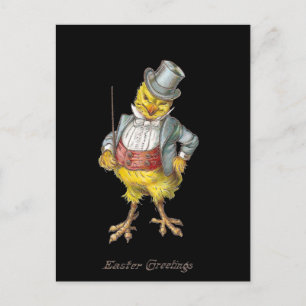 Dapper Chick Vintage Påsk vykort