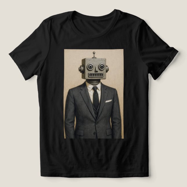 Dapper Dandroid T Shirt (Design Framsida)