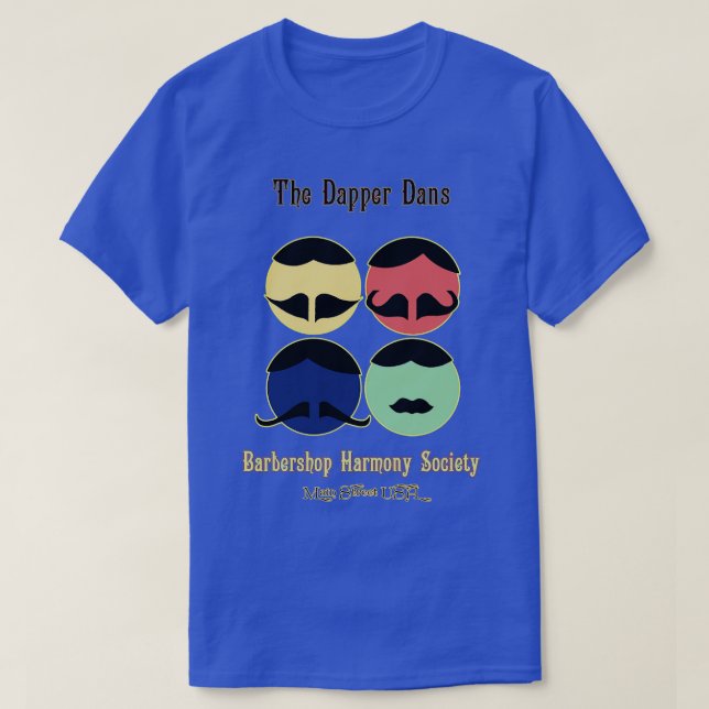 Dapper Dans Barbershop Quartet TShirt T Shirt (Design framsida)