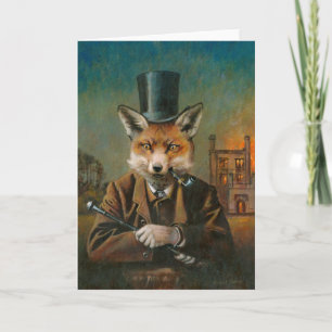 Dapper Fox Hälsning-kort Kort