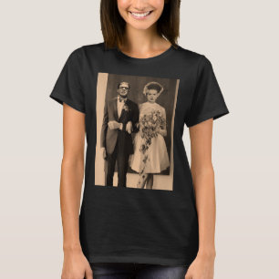 Dapper Frankenstein Bröllopsdag - Monster Hallowee T Shirt