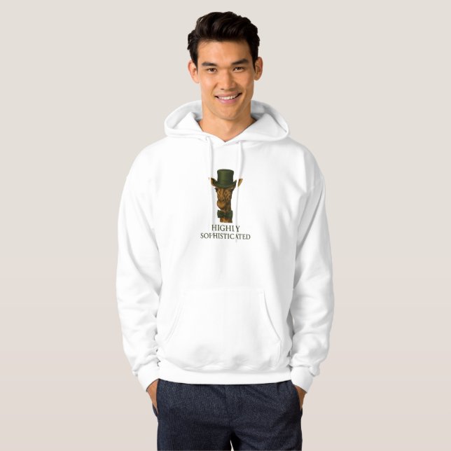 *Dapper Giraffe Vibes* Hoodie (Hel framsida)