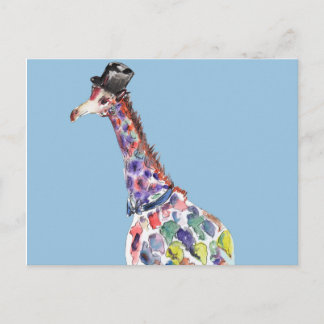 Dapper Giraffe-vykort Vykort