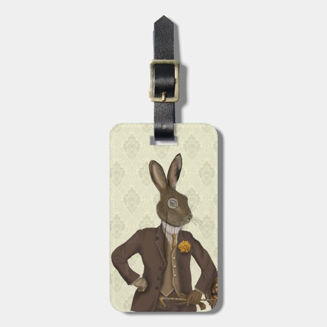 Dapper Hare 2 Bagagebricka (Vertikal Framsida)