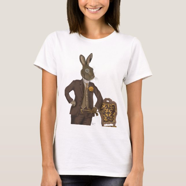 Dapper Hare 2 T Shirt (Framsida)