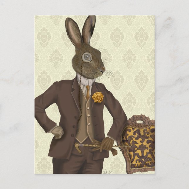 Dapper Hare 2 Vykort (Framsida)