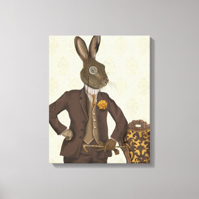 Dapper Hare Canvastryck (Framsida)