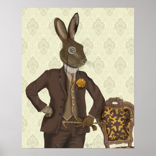Dapper Hare Poster (Framsidan)