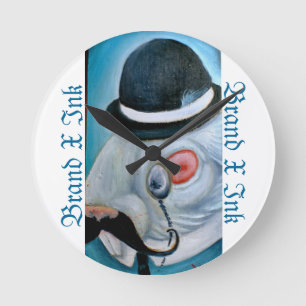 Dapper Herr Rund Klocka
