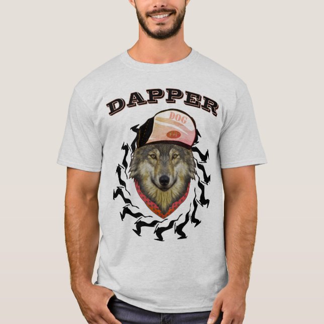 Dapper Hund T Shirt (Framsida)