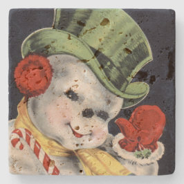 Dapper jul Snögubbe Underlägg Sten