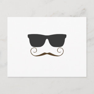 Dapper Mustache Vykort