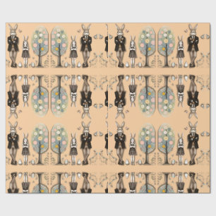 Dapper Påsk Wrapping Papper Presentpapper