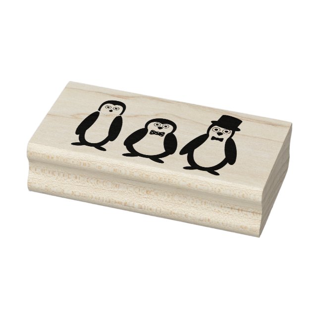 Dapper Penguins Stämpel (Stämpel)